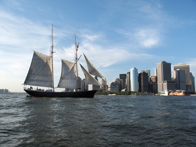 NY charter yacht Clipper City starboard